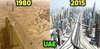 UAE 1980 & now 2015