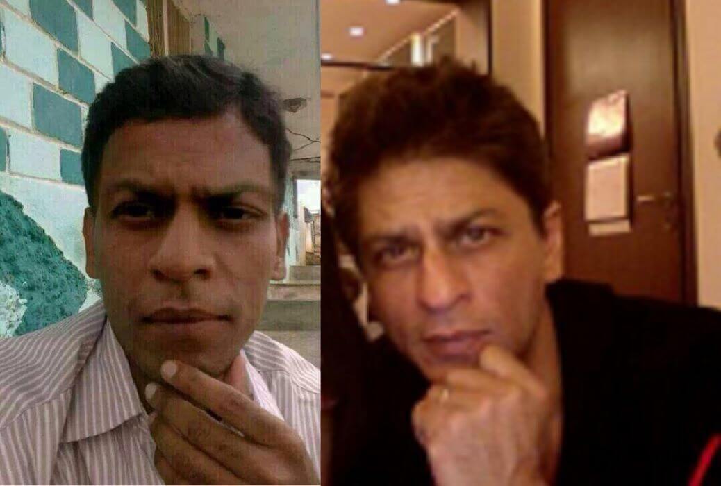 celebrity look alike #Shahrukh khan