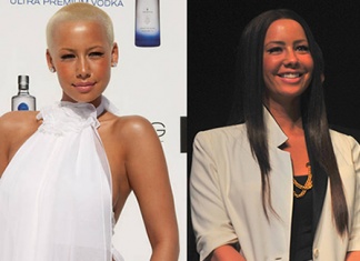 amber rose with hair Featured