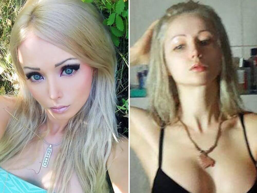 real life barbie without makeup