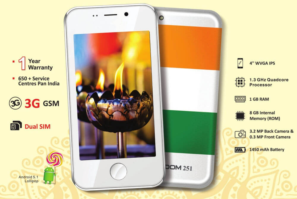 Freedom 251  - World’s cheapest Smartphone for just $4
