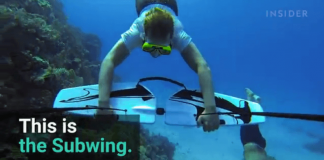 This Wing Lets You “Fly” Underwater.