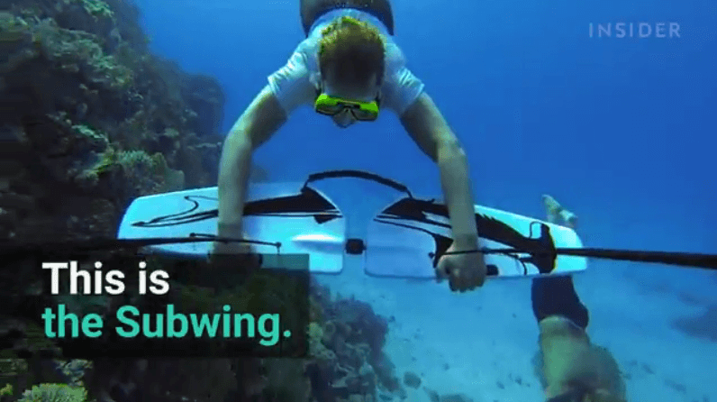 This Wing Lets You “Fly” Underwater.