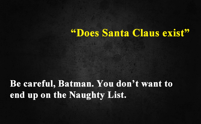 Funny Things To Ask Siri-Does Santa Claus exist