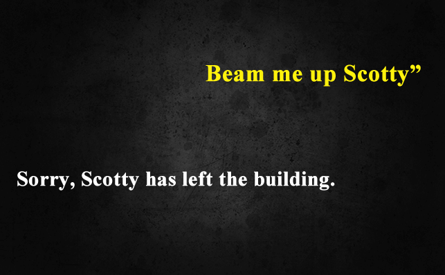 Funny Things To Ask Siri-Beam me up, Scotty