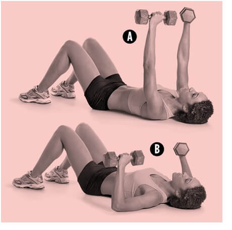 Best Chest Exercises for Women - Dumbbell Flyes and Presses