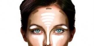 contour face makeup