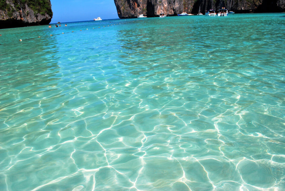35 Places To Swim In The World's Clearest Water-Koh Phi Phi Don, Thailand