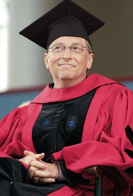 Harvard University Bill Gates