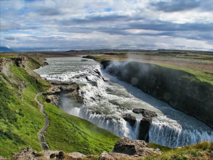 The Most Beautiful Places In The World You Didn't Know Existed-Gullfoss