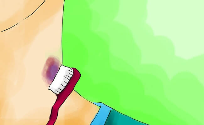 GET RID OF A HICKEY by TOOTHBRUSH