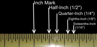 how to read a tape measure