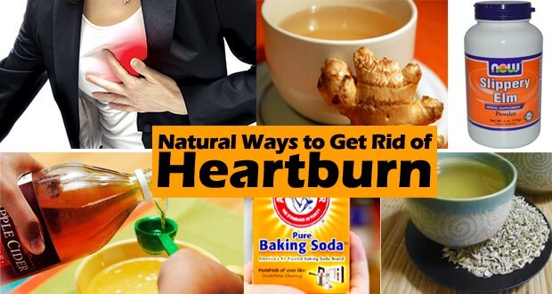 natural ways to get rid of heartburn