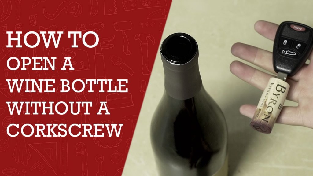 How To Open A Wine Bottle Without A Corkscrew