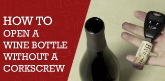 How To Open A Wine Bottle Without A Corkscrew