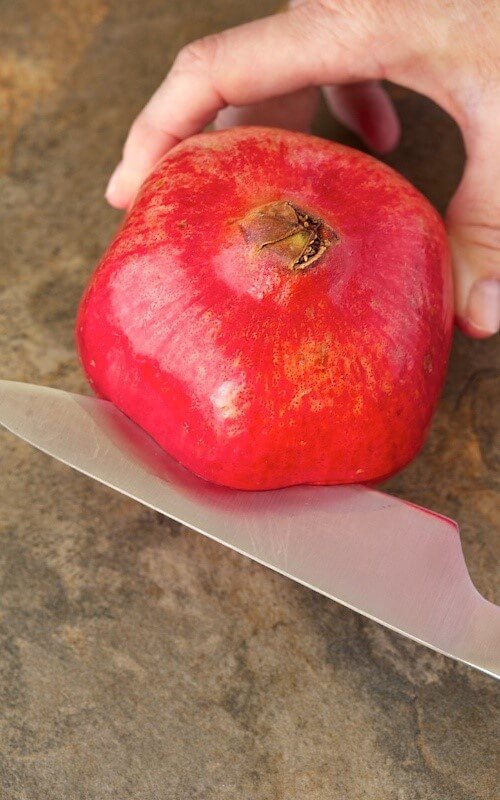 How to Cut a Pomegranate way 2