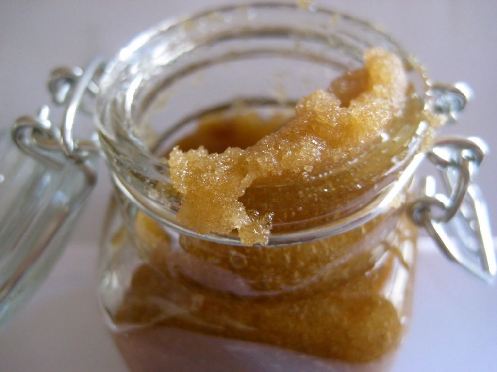 sugar and jojoba oil to remove blackheads