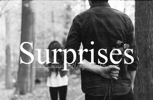 Surprises have a healthy relationship 