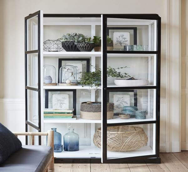 home decor ideas With Glass Cabinet