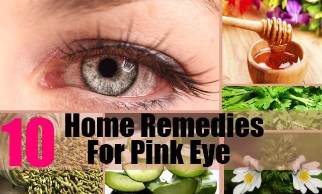 Home Remedied For Pink Eye
