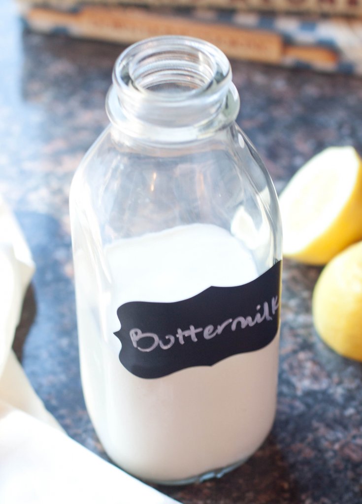 Substitute of baking soda: buttermilk