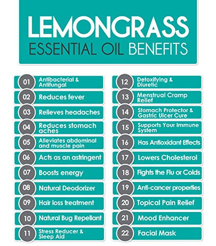 Lemongrass Essential Oil Benefits