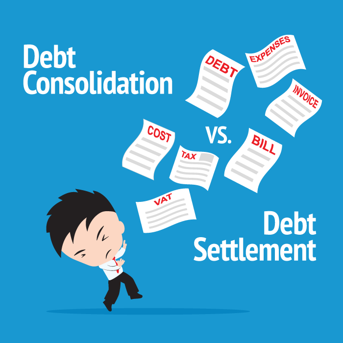 Know The Differences To Choose Between Debt Consolidation And Debt Settlement