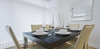 modern luxury dining table