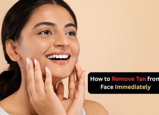 how to remove tan from face immediately