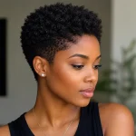 low maintenance short natural haircuts for black females