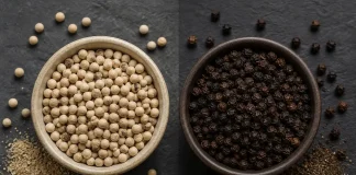 white pepper vs black pepper
