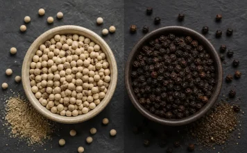 White Pepper vs Black Pepper: Key Differences, Uses, and Benefits white pepper vs black pepper