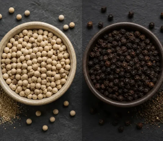 white pepper vs black pepper