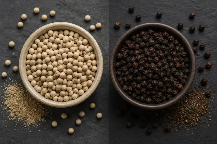 White Pepper vs Black Pepper: Key Differences, Uses, and Benefits white pepper vs black pepper